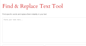 find and replace tool - tool zara
